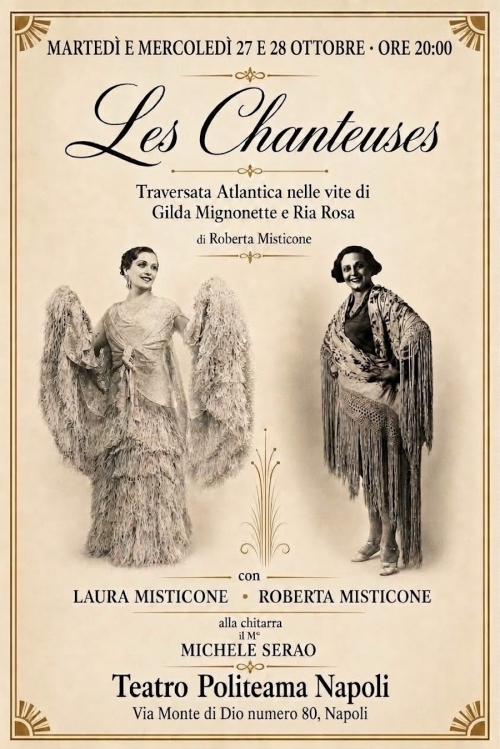 27 e 28 ottobre 2026 - LES CHANTEUSES - POLITEAMA Napoli